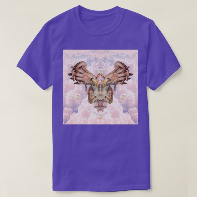 Erleuchtete Hand T-Shirt (Design vorne)
