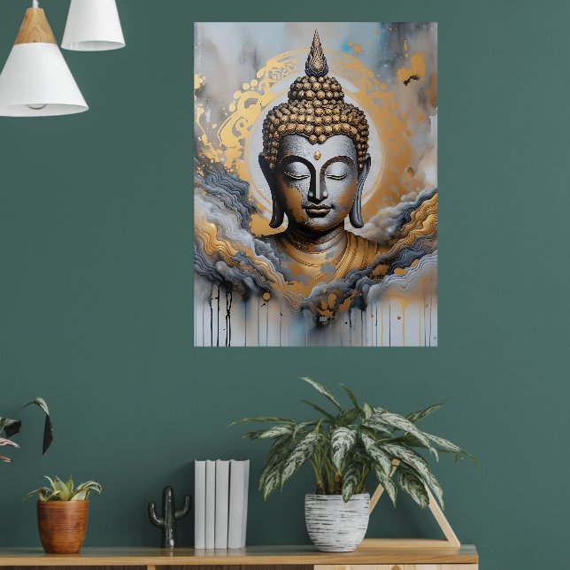 Erleuchteter Buddha Poster (Wohnzimmer 1)