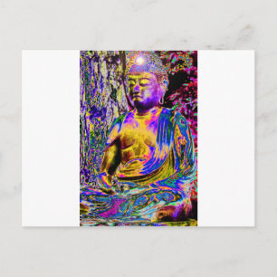 Erleuchteter Buddha Postkarte