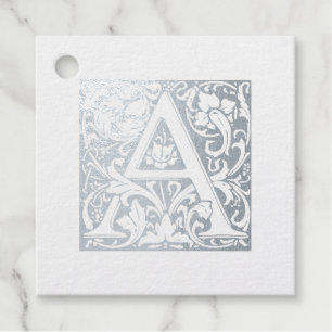 Erleuchtetes Buchstaben-A-Monogramm Hochzeitsjubil Geschenkanhänger