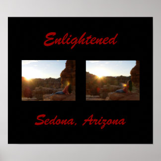 Erleuchtetes Poster