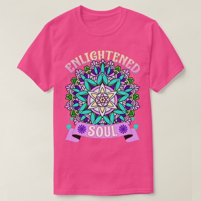 Erleuchtetes Soul Geist Spiritualität Mandala Zen  T-Shirt (Design vorne)