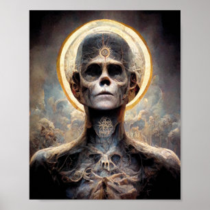 Erleuchtung 2 Fantasy Sci-Fi Art Poster