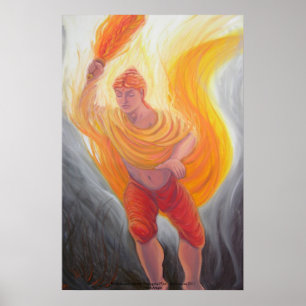 Erleuchtung befreit den Geist Poster