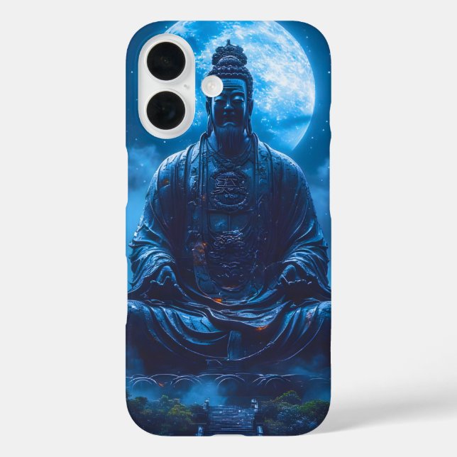 Erleuchtung in Blau Case-Mate iPhone Hülle (Rückseite)
