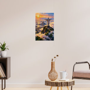 Erlöser über den Wolken Poster