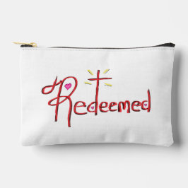 "Erlöst" Schwarz-Weiß-Zubehörtasche Zubehörtasche