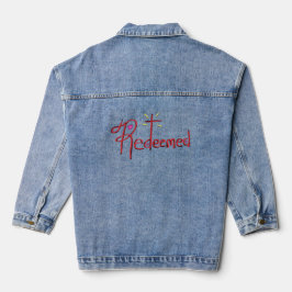 Erlöster Christlicher Glaube Jeansjacke