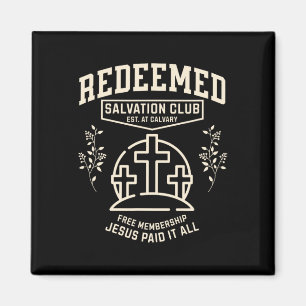 Erlöster Erlösungsclub Christlicher Sozialclub Ost Magnet