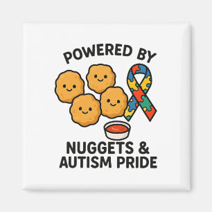 Ermächtigt Durch Chicken Nuggets Und Autismus Stol Magnet