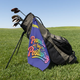 Ermächtigt durch Positivität Golfhandtuch