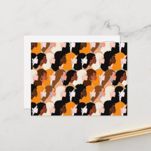 Ermächtigte Frauen Postkarte