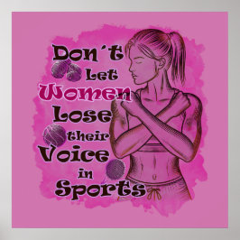 Ermächtigung von Frauen. Frauen sprechen für sich Poster