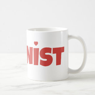 Ermächtigung von Roten Frauen Feminismus Moderner  Kaffeetasse