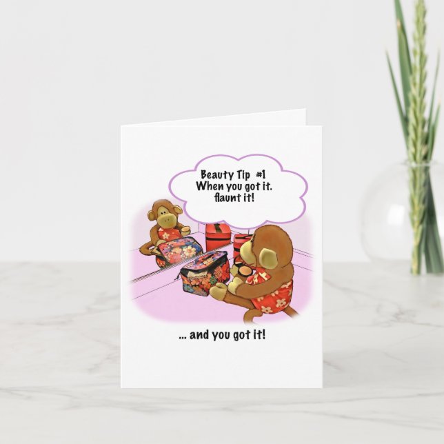 Ermächtigungs-/Ermutigungskarte für Frauen Dankeskarte (Vorderseite)