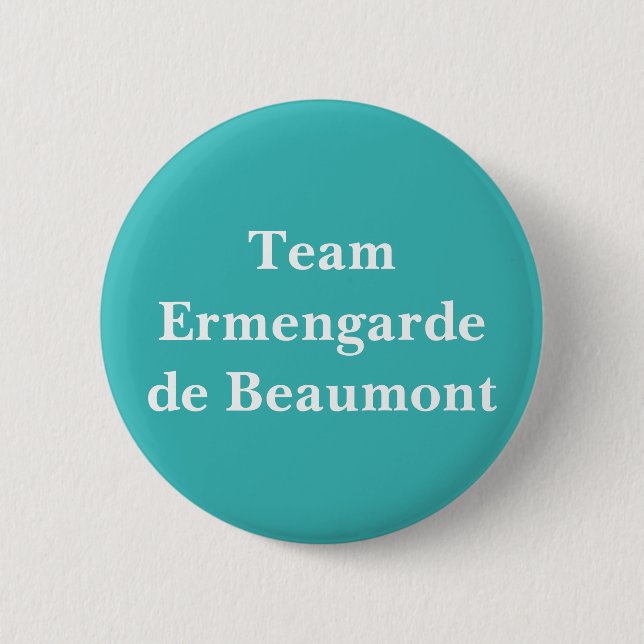 Ermengarde de Beaumont, Königin Schottlands Button (Vorderseite)