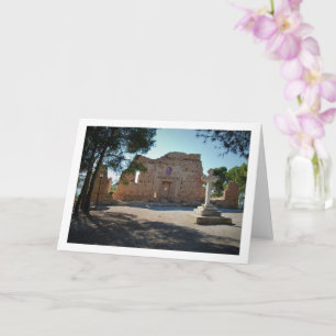 Ermita de Santa Bárbara Facade, Lliria, Valencia Karte