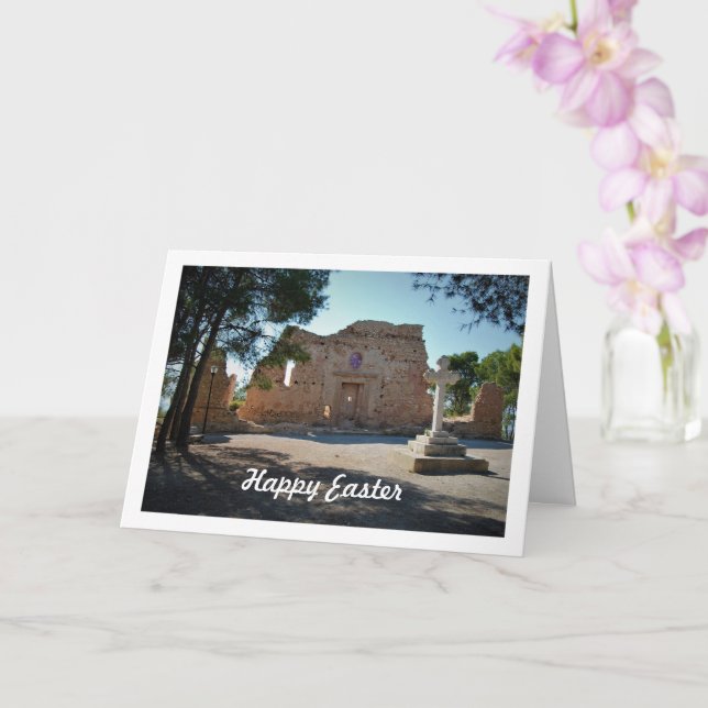 Ermita de Santa Bárbara Facade, Lliria, Valencia Karte (Orchidee)