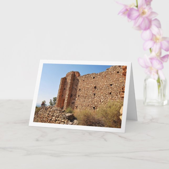 Ermita de Santa Bárbara Facade, Valencia, Spain Karte (Orchidee)