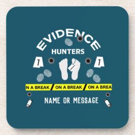 Ermittler für Kriminalwissenschaften Getränkeuntersetzer