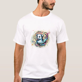 Ermittler Ghost Hallo T-Shirt
