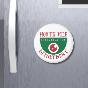 Ermittlungsabteilung in Nordpol Weihnachten Magnet