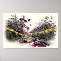Ermordung von Krähen Illustration