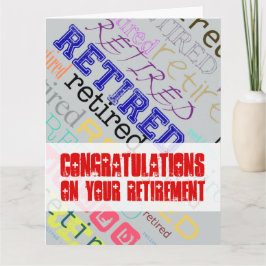 Ermüdete Herzlichen Glückwunsch zur Pensionierung  Karte