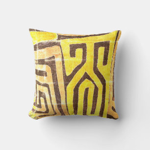Ermüdung Kuba-Stoff • Afrozentrisches Erbe-Design Kissen