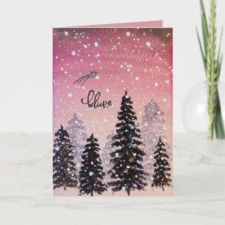 ErmutigeMich "Glaube" Weihnachten Karte