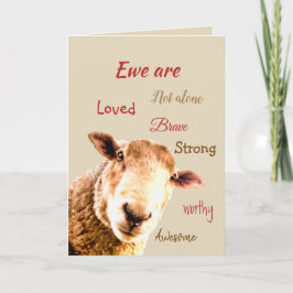 Ermutigend, dass sich der Supportive Funny bald er Dankeskarte