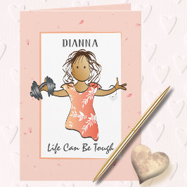 Ermutigend Support-Stärkekarte für sie Karte