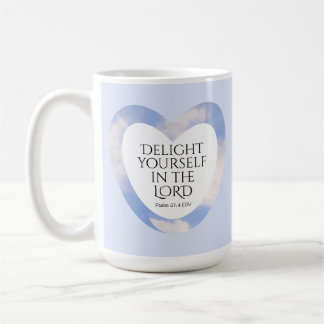 Ermutigend und beherzend für die hellblaue Bibelve Kaffeetasse