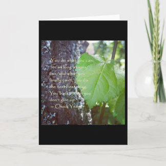 Ermutigende leere Notenkarte Karte