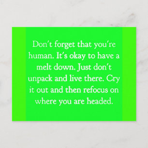 ERMUTIGENDE QUOTEN FÜR MOTIVIEREND BERATUNGEN D POSTKARTE