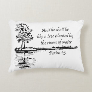 Ermutigende Schrift Psalm 1:3 Dekokissen