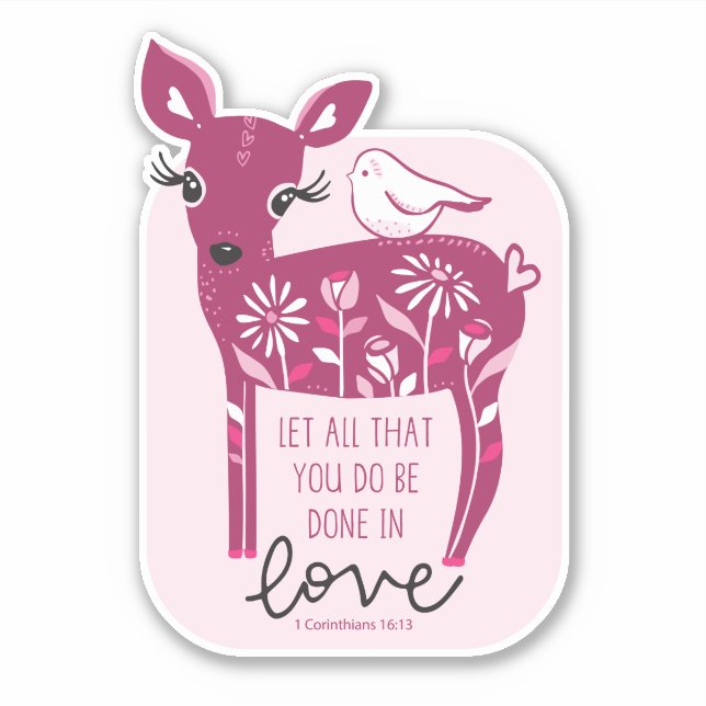 Ermutigende Schriftzüge (Rose des Hirns) Aufkleber (Vorderseite)