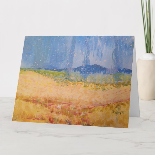 Ermutigendes Angebot des Regentages Karte (Vorderseite)