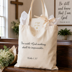 Ermutigendes Geschenk für Frauen, Lehrer, Christen Tragetasche