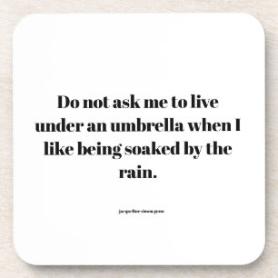 Ermutigendes Zitat Getränkeuntersetzer