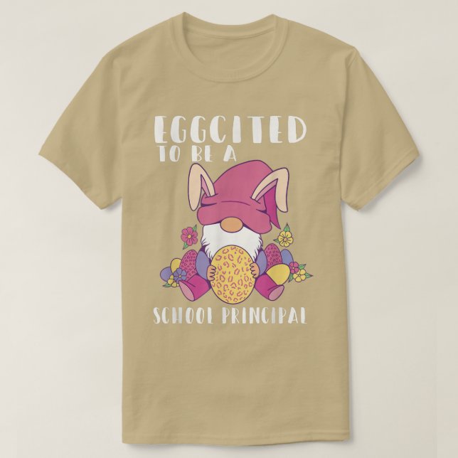 Ermutigt, Schuldirektor Gnome Bunny East zu sein T-Shirt (Design vorne)