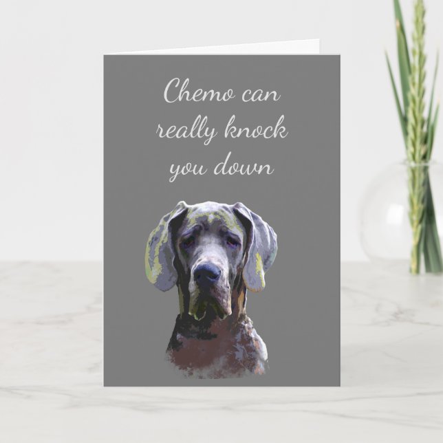 Ermutigung Chemo kann dich niederreißen. Karte (Vorderseite)