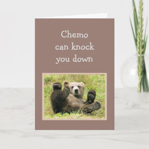 Ermutigung Chemo kann dich umhauen. Karte