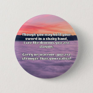 Ermutigung des Empath Warrior zu einem positiven Z Button