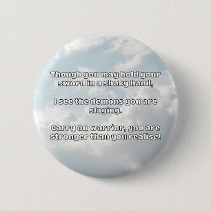 Ermutigung des Empath Warrior zu einem positiven Z Button