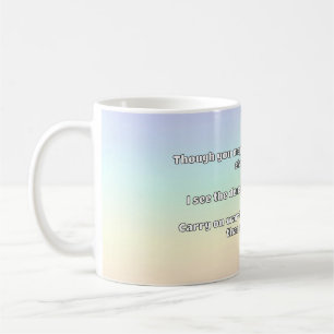 Ermutigung des Empath Warrior zu einem positiven Z Kaffeetasse