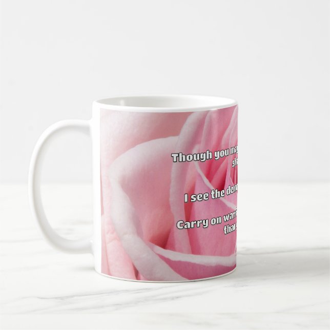 Ermutigung des Empath Warrior zu einem positiven Z Kaffeetasse (Links)