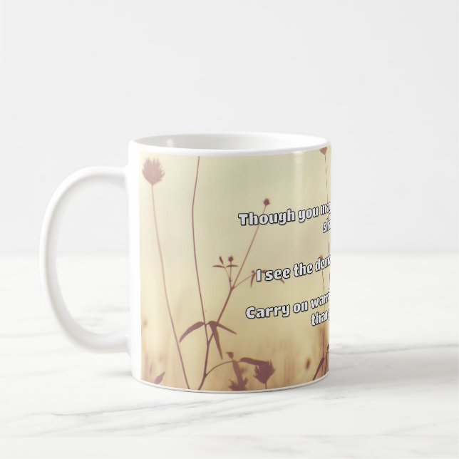 Ermutigung des Empath Warrior zu einem positiven Z Kaffeetasse (Links)