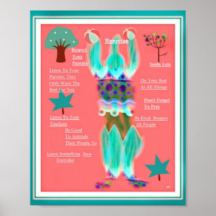 ERMUTIGUNG FÜR KINDER. Poster