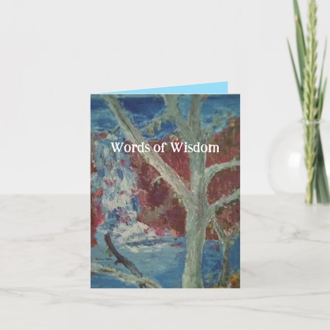 Ermutigung G Card : Worte der Weisheit Karte (Vorderseite)